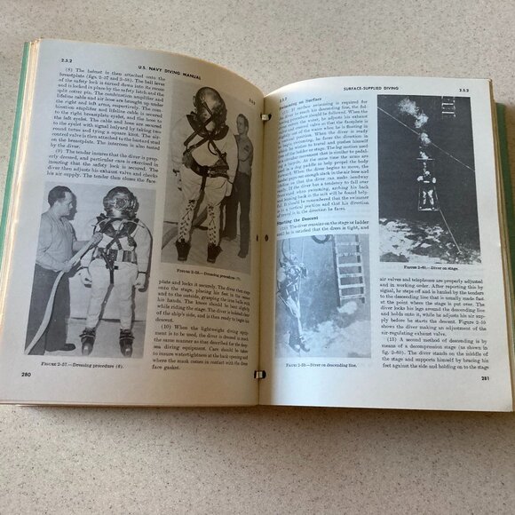 U.S. Navy Diving Manual 1970 Navships Vintage Piece of History - Picture 13 of 15